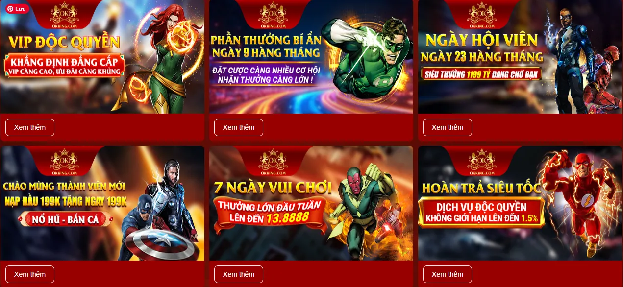 okking khuyen mai
